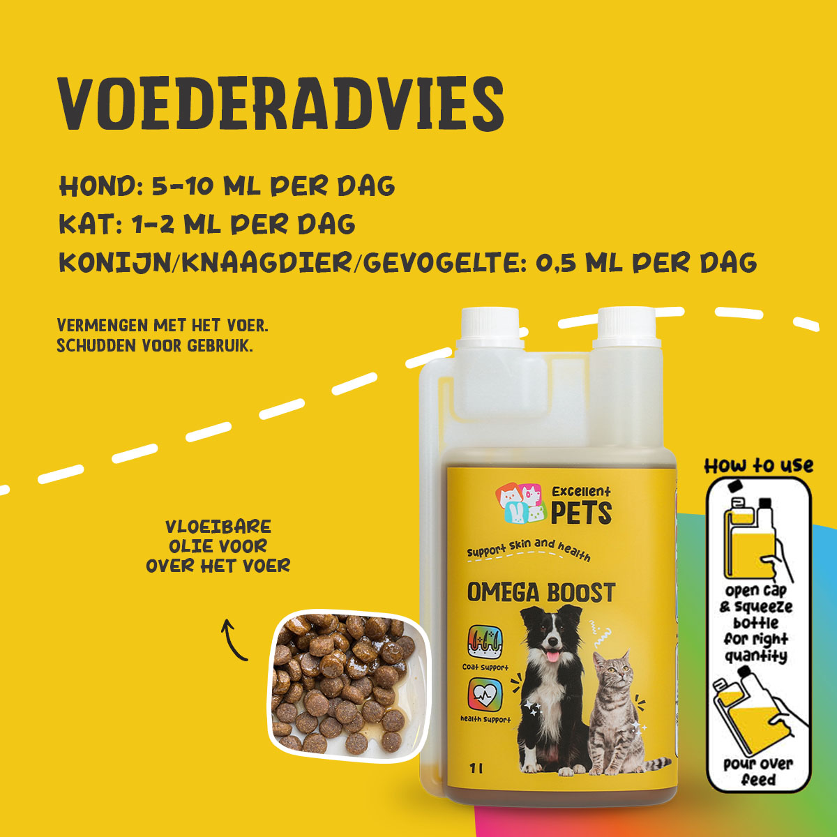 Excellent Pets Omega Boost 1 l — afbeelding 2