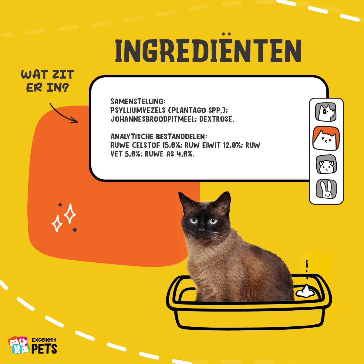 Excellent Pets Cat Psyllium+ 100 g — afbeelding 4