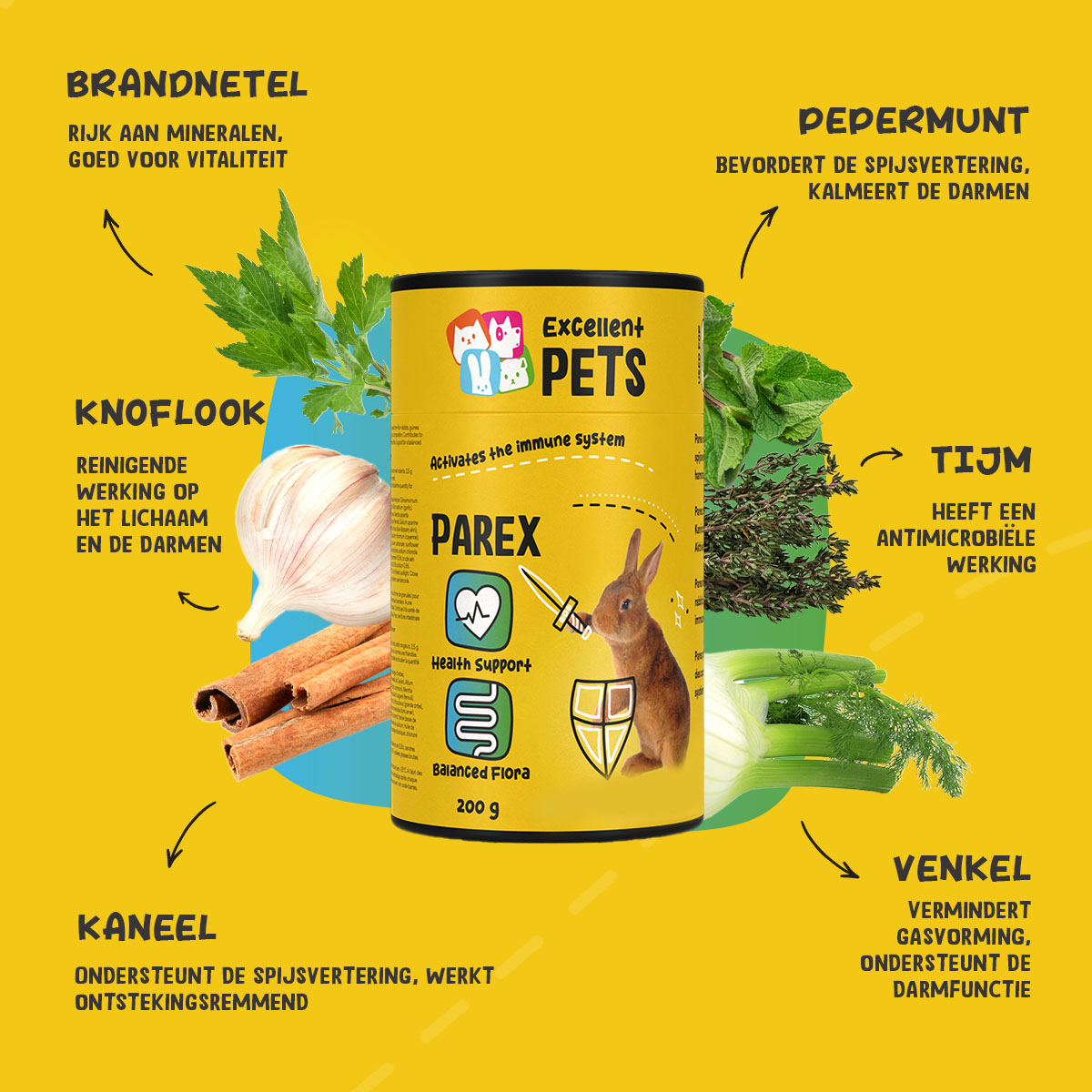 Excellent Pets Rabbit Parex 200 g — afbeelding 6