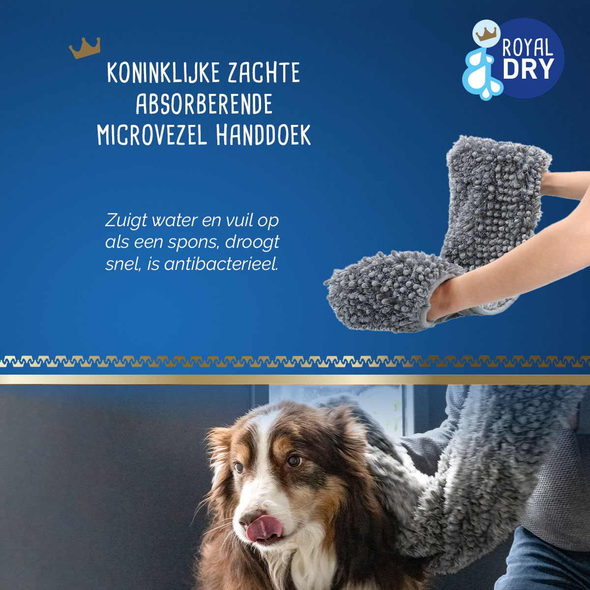 Royal Dry Handdoek Voor Honden — afbeelding 6