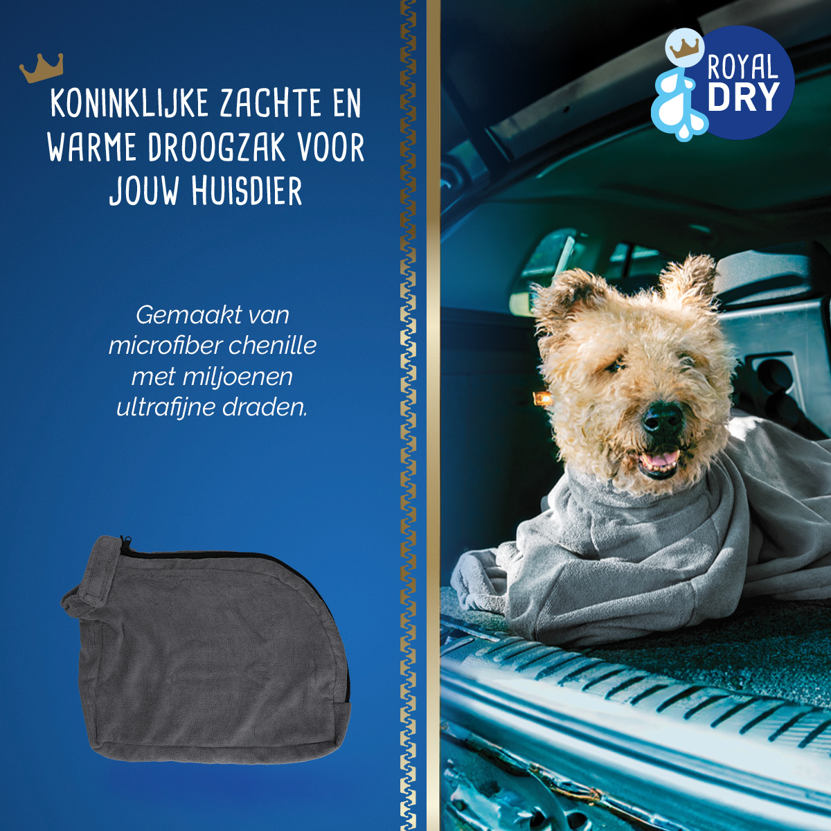 Royal Dry Doggy Bag Droogzak XS — afbeelding 5