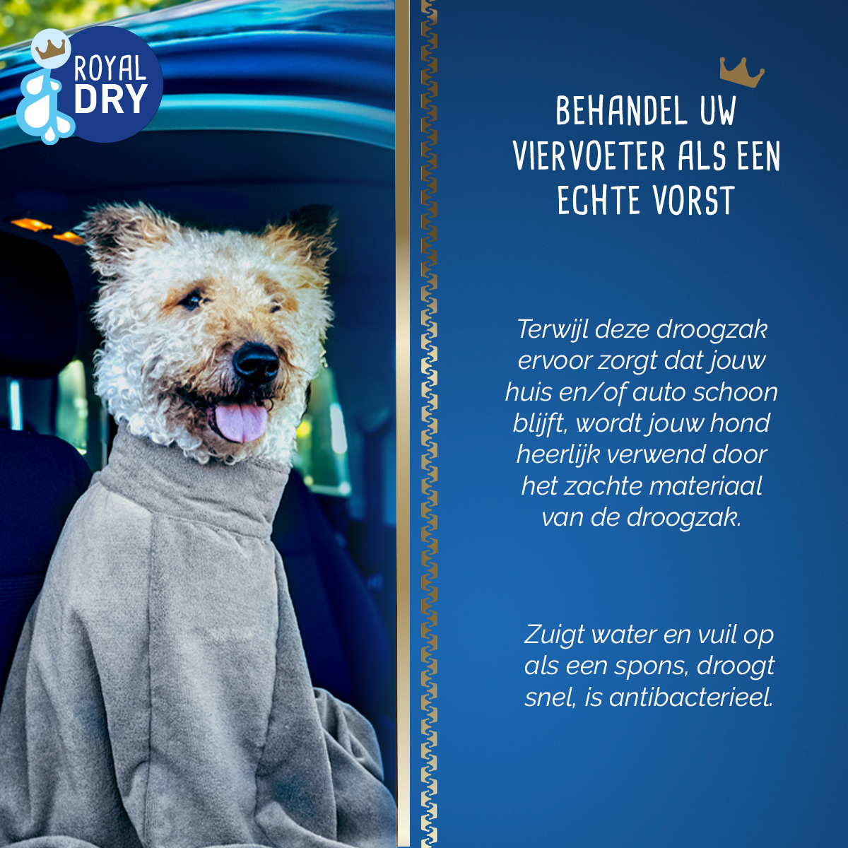 Royal Dry Doggy Bag Droogzak XS — afbeelding 6