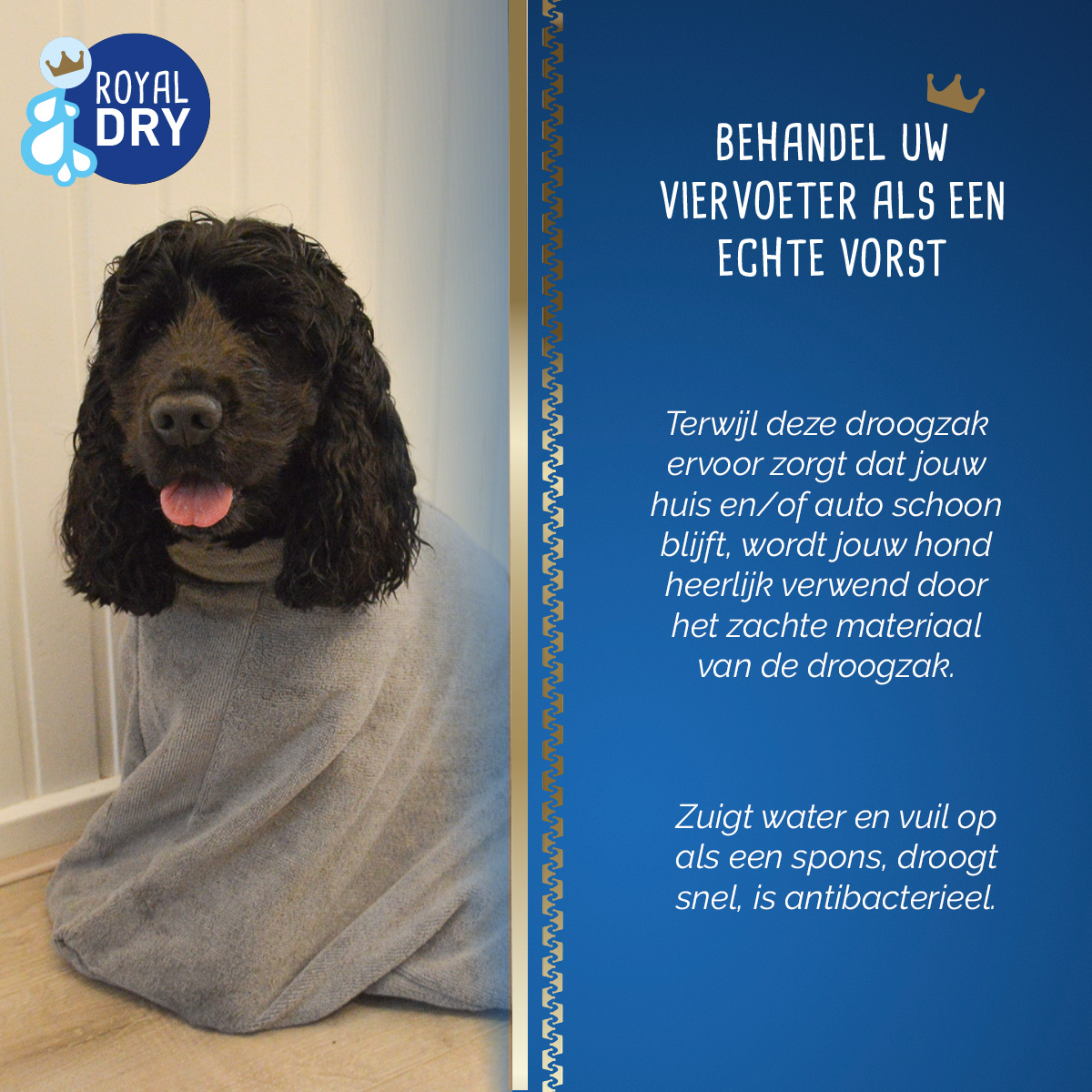 Royal Dry Doggy Bag Droogzak S — afbeelding 6