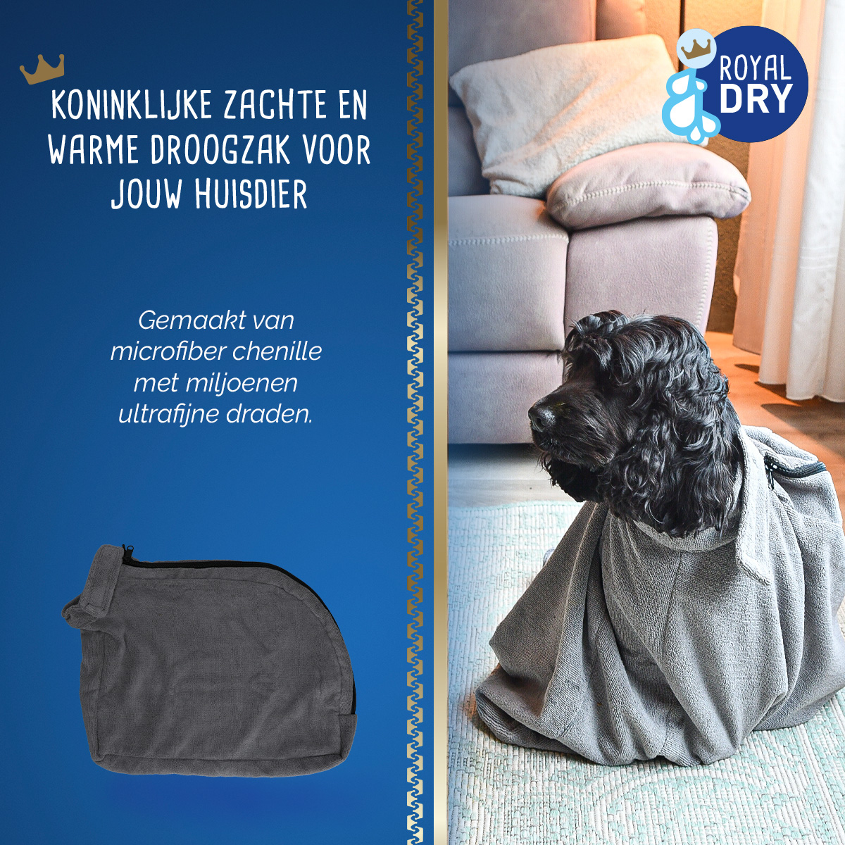 Royal Dry Doggy Bag Droogzak M — afbeelding 5