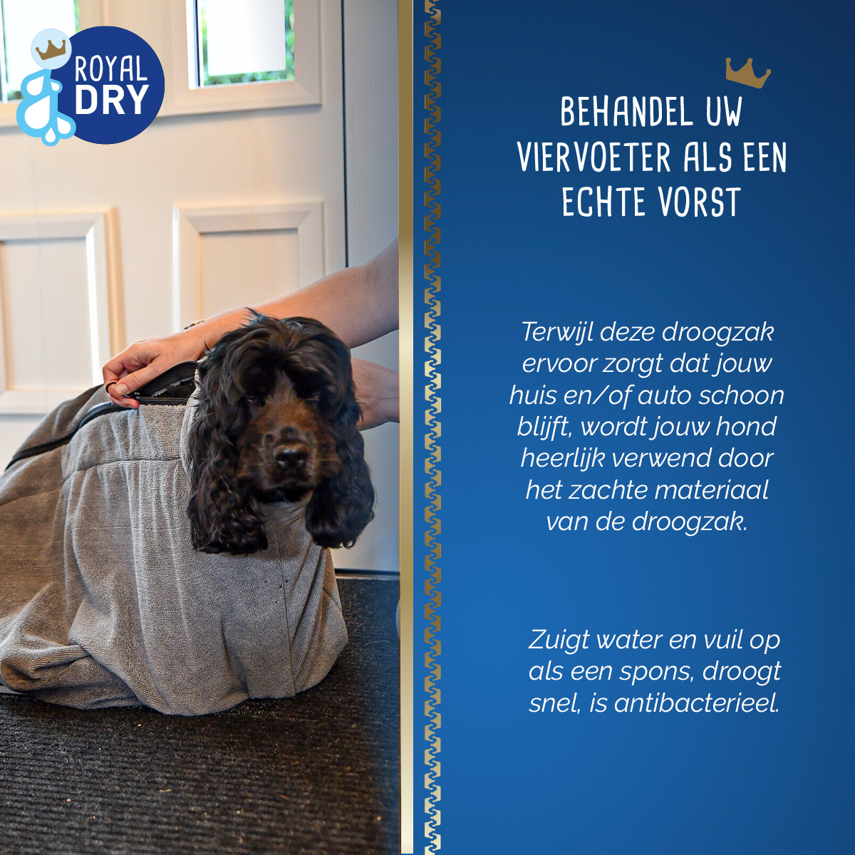 Royal Dry Doggy Bag Droogzak M — afbeelding 6