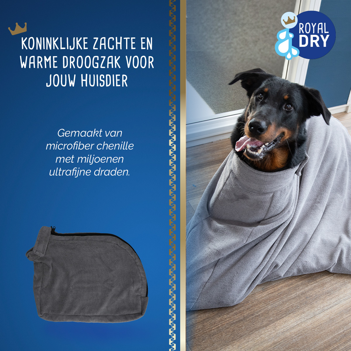 Royal Dry Doggy Bag Droogzak L — afbeelding 5