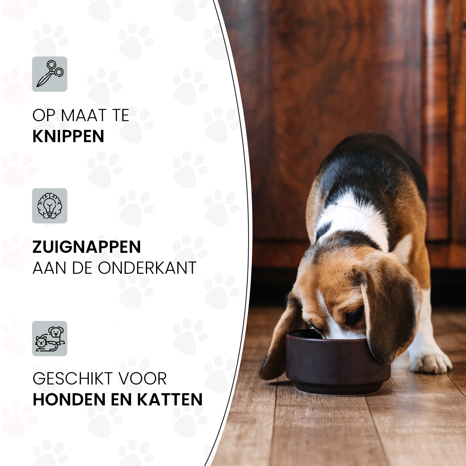 Eat Slow Live Longer Gobble Stopper Grijs M — afbeelding 6