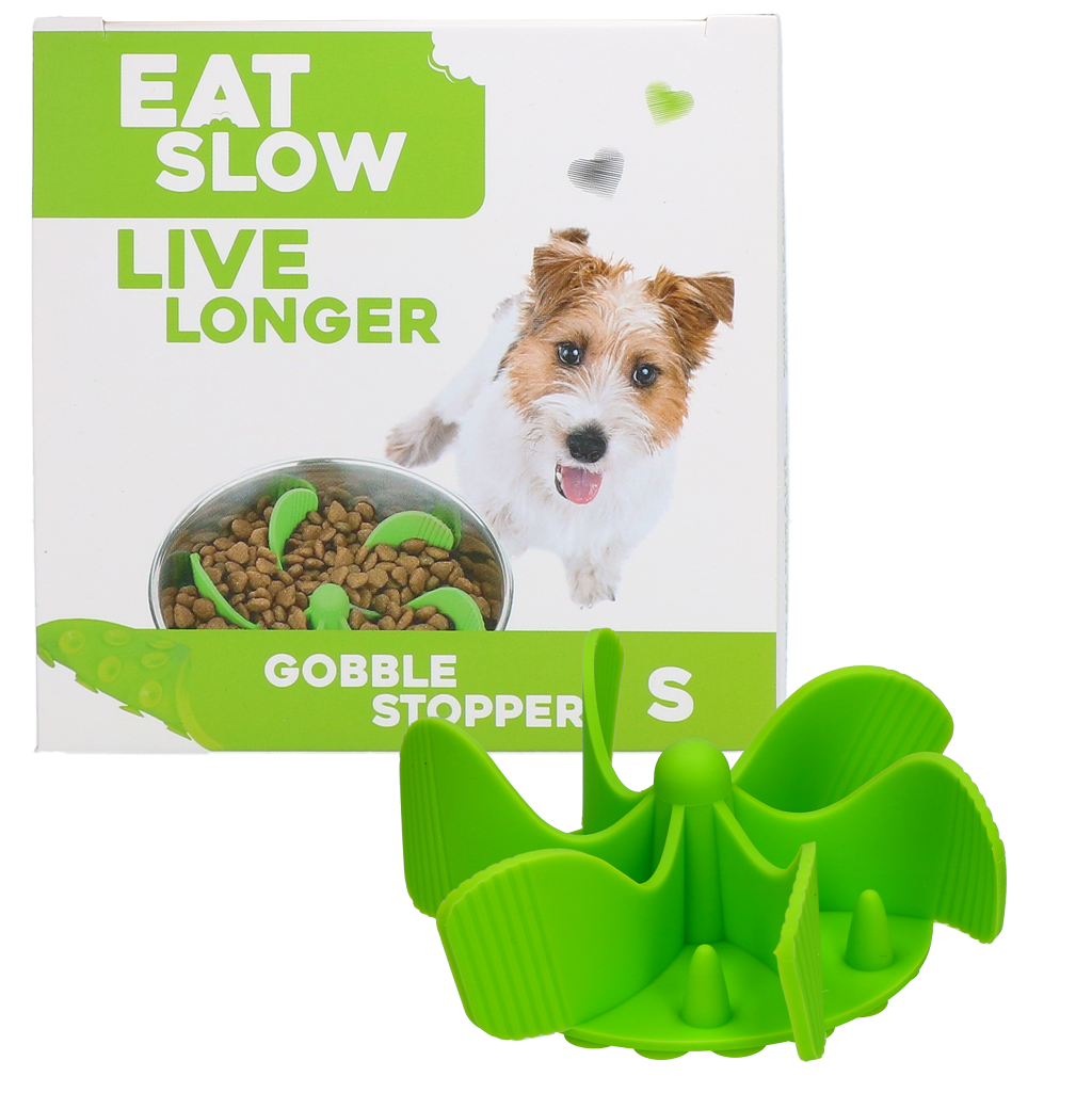 Eat Slow Live Longer Gobble Stopper Groen S