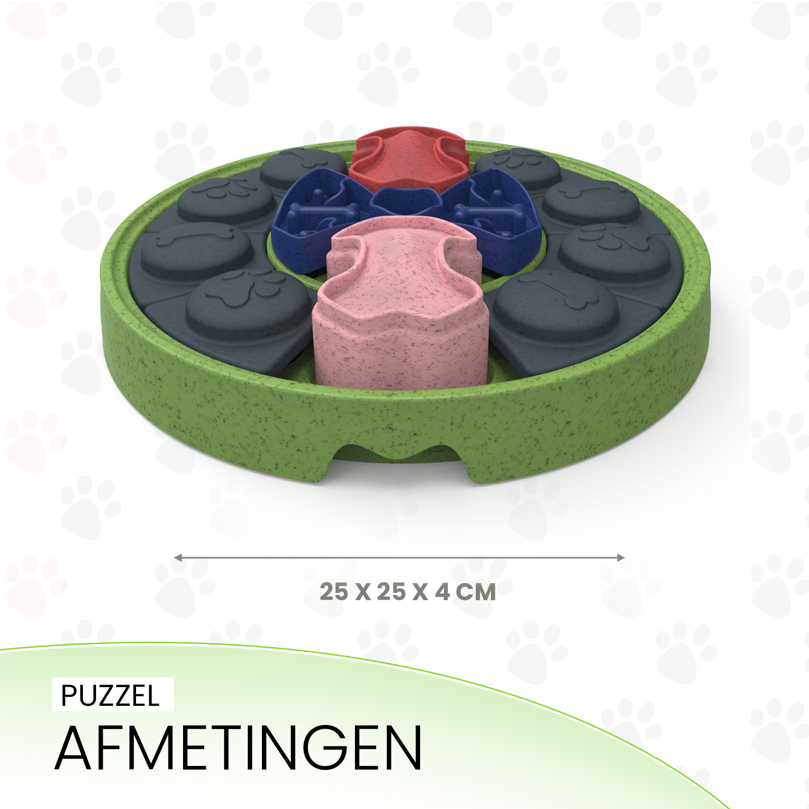 Eat Slow Live Longer Puzzle Disc — afbeelding 4