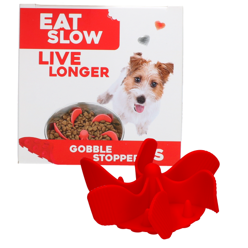 Eat Slow Live Longer Gobble Stopper Rood S