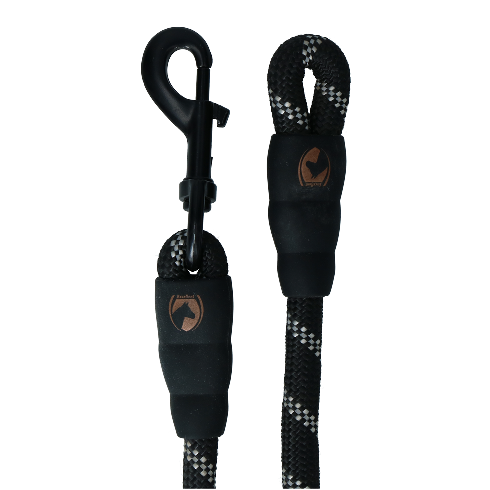Halstertouw Exclusive Reflective Zwart — afbeelding 3