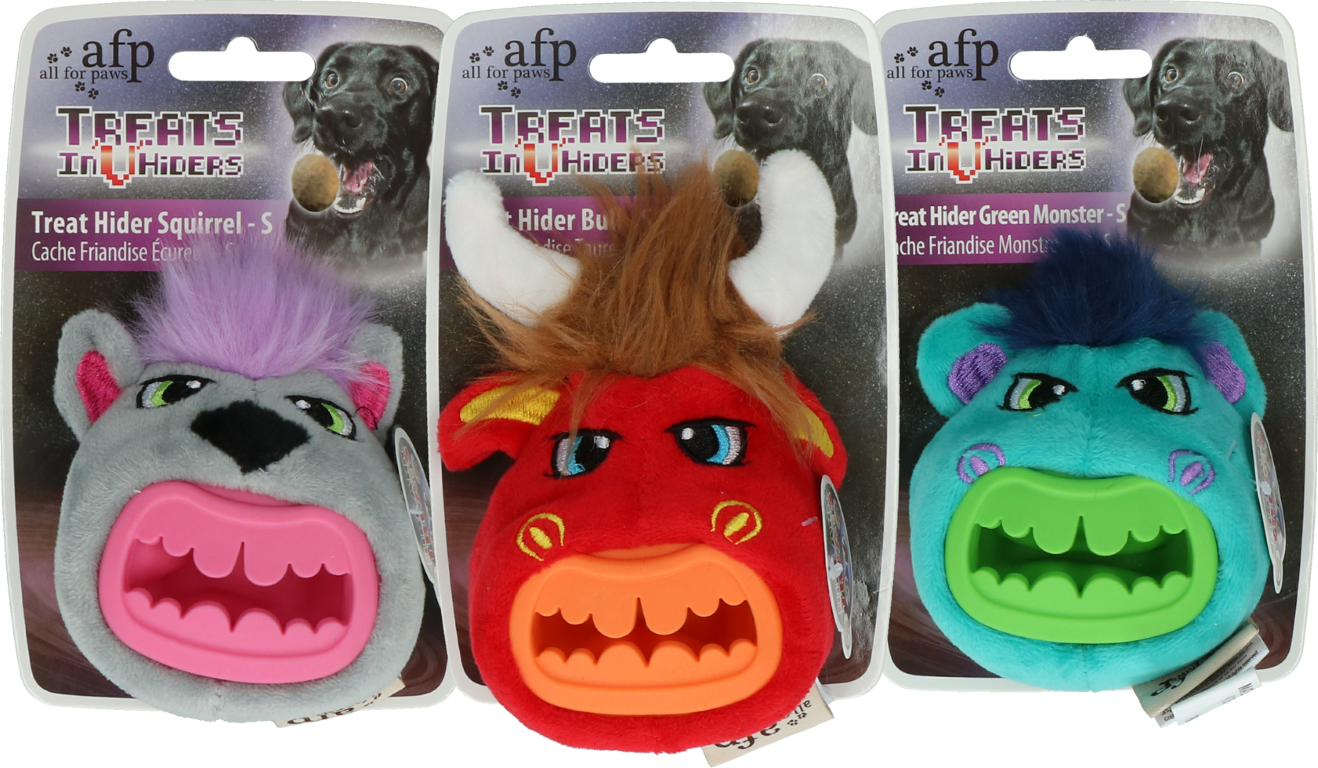 AFP Treats In "V" Hiders - Treat Hider Small Groen Monster — afbeelding 3