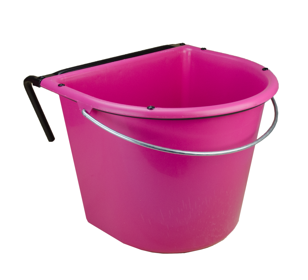 Voerbak 15 l met ophang en hengsel Roze — afbeelding 2