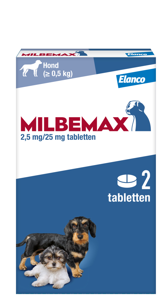 Milbemax Tabletten Puppy/Kleine hond <5kg 2 tabl. — afbeelding 2