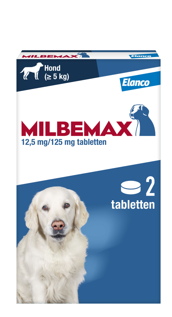 Milbemax Tabletten Hond Groot 5-75kg 2 tabl. — afbeelding 2