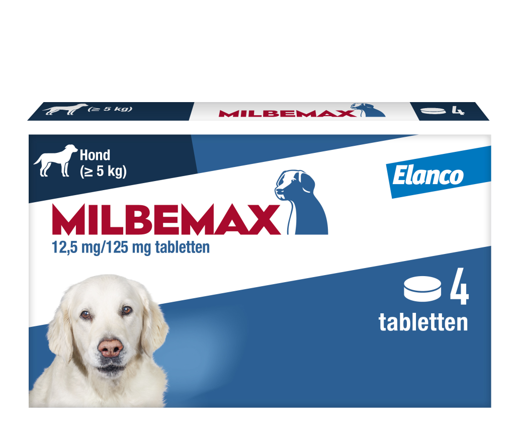 Milbemax Tabletten Hond Groot 5-75kg 4 tabl. — afbeelding 2