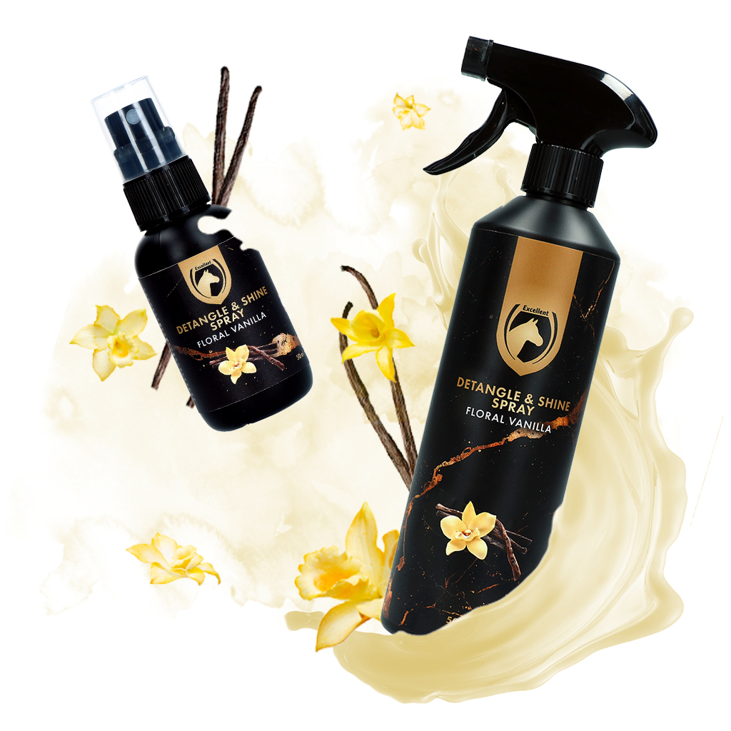 Excellent Horse Detangle & Shine Spray 500 ml Floral Vanilla — afbeelding 2