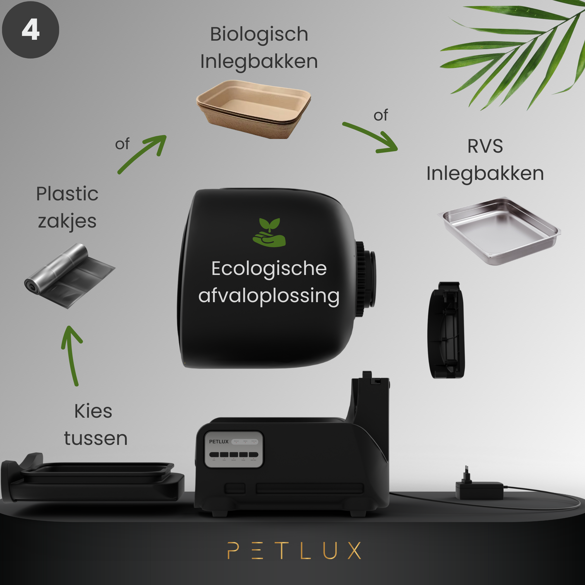 Petlux V3 Automatische Kattenbak Zwart — afbeelding 6