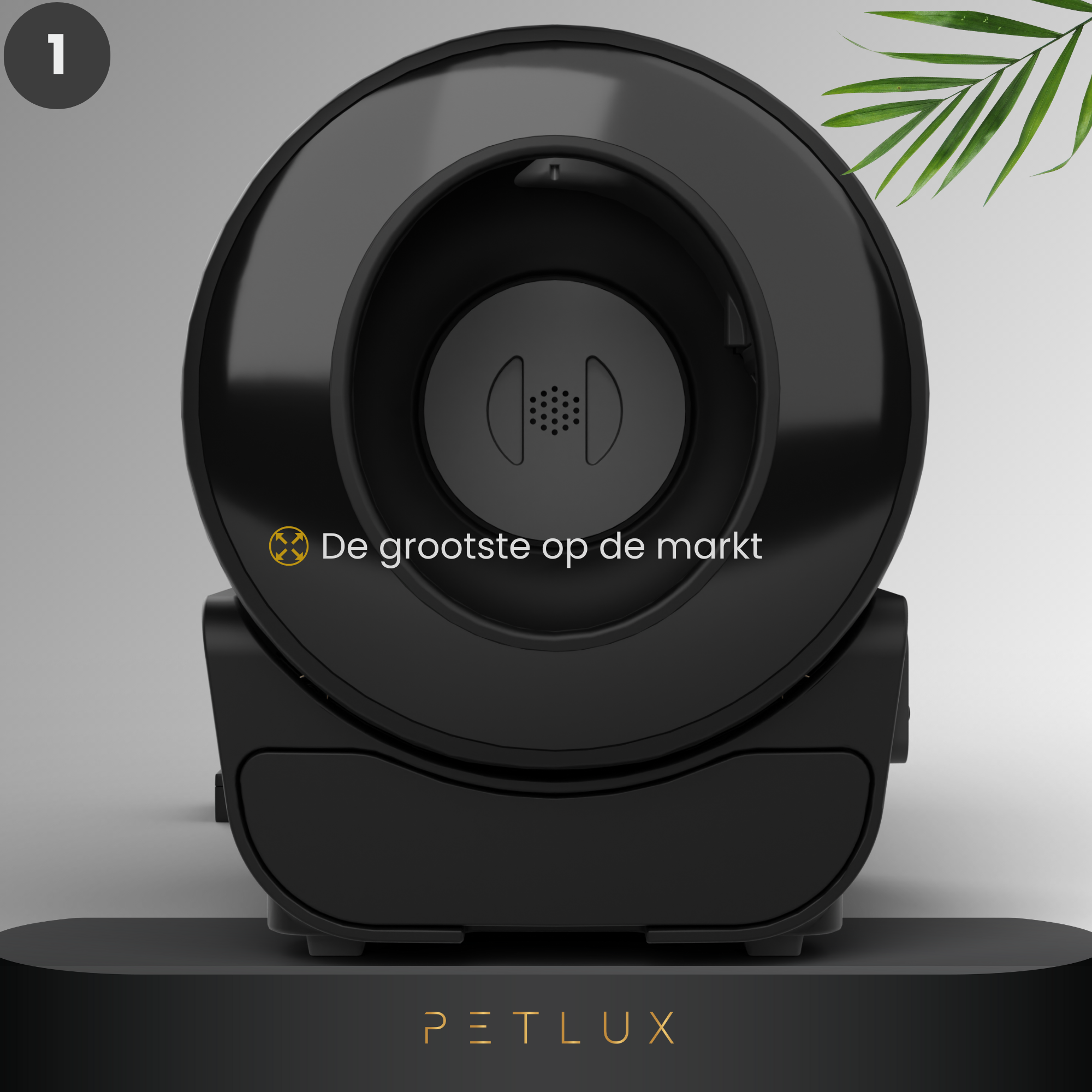 Petlux V3 Automatische Kattenbak Zwart — afbeelding 3