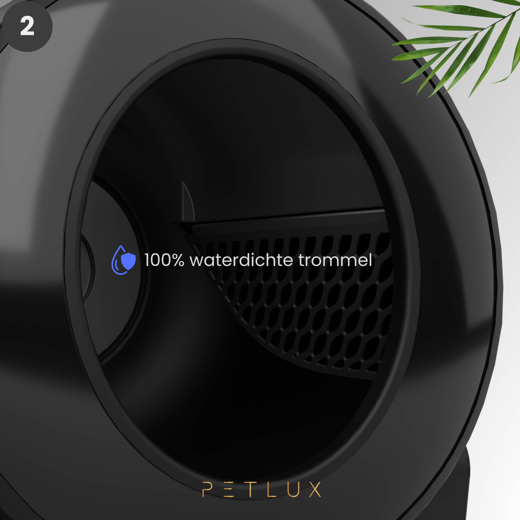 Petlux V3 Automatische Kattenbak Zwart — afbeelding 4