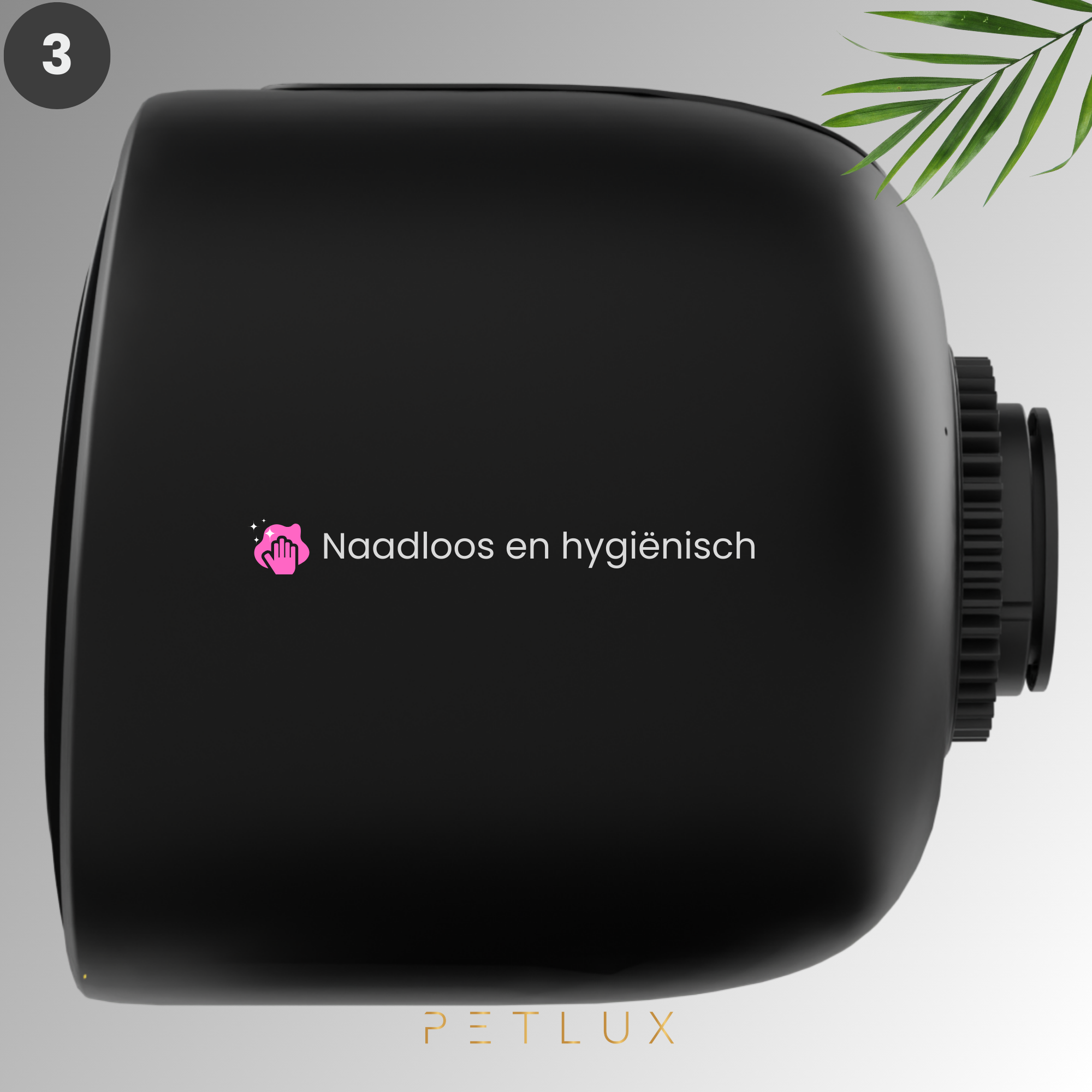 Petlux V3 Automatische Kattenbak Zwart — afbeelding 5