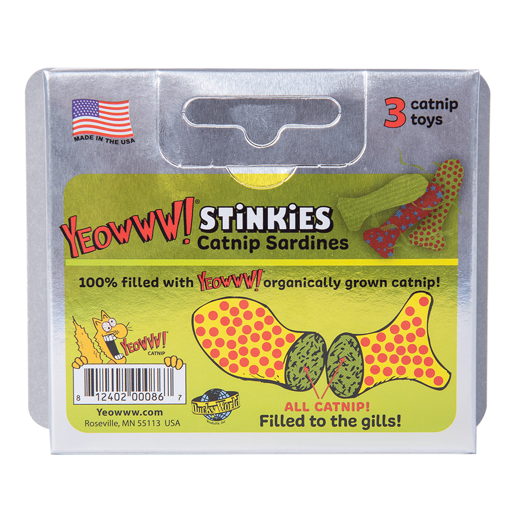 Yeowww! Stinkies Catnip Sardines Trio — afbeelding 2