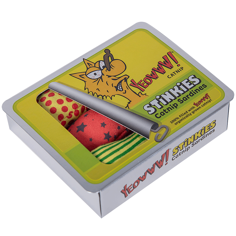Yeowww! Stinkies Catnip Sardines Trio — afbeelding 3