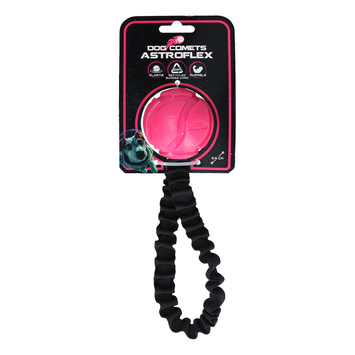Dog Comets AstroFlex Roze