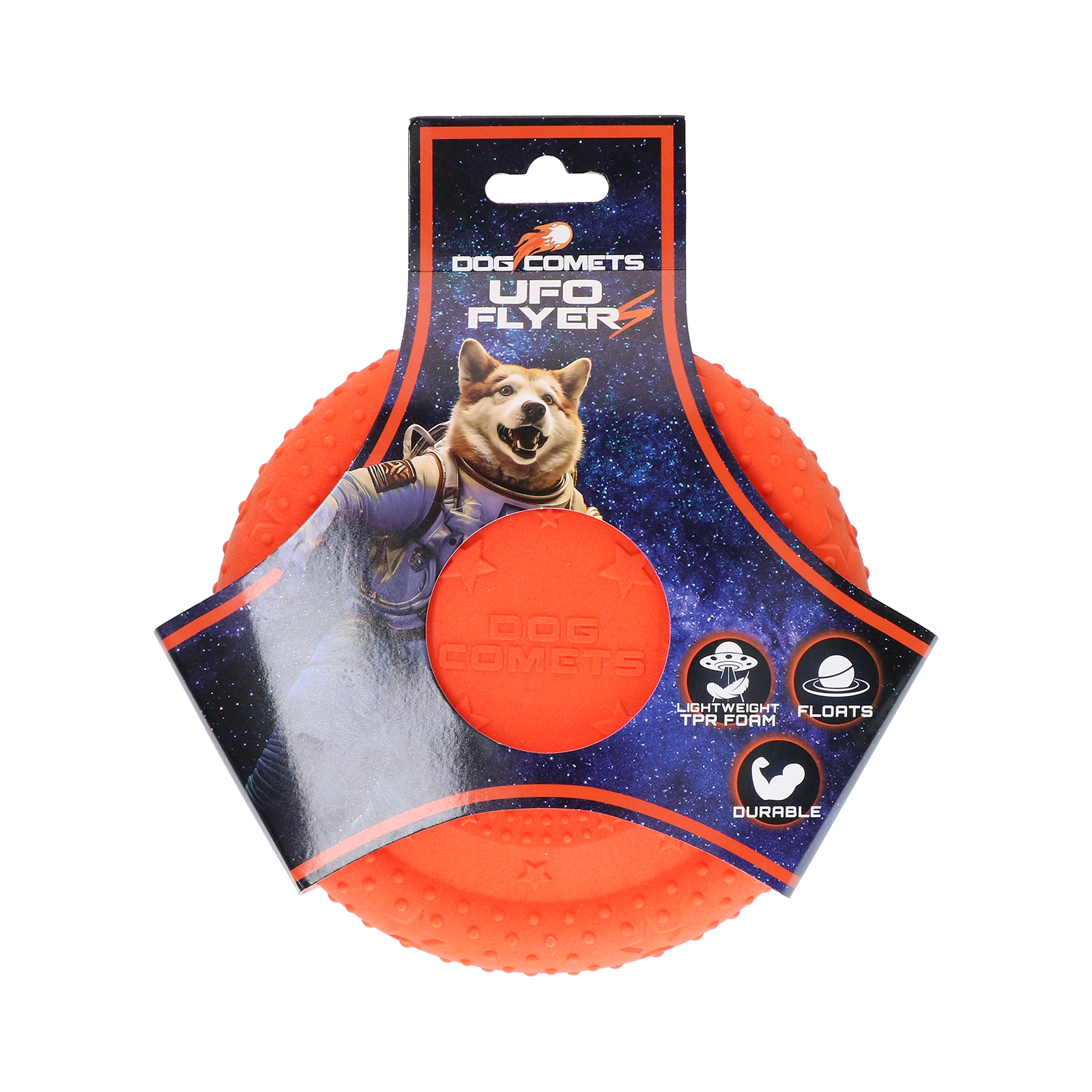 Dog Comets UFO Flyer Oranje S