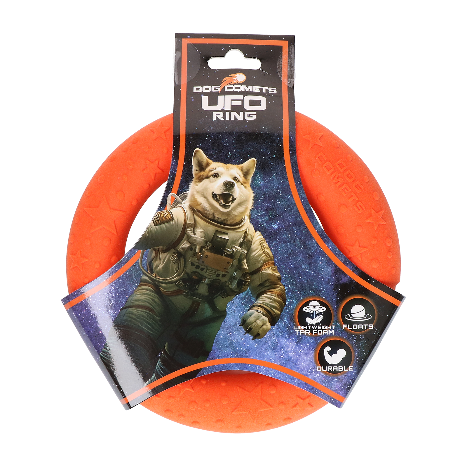 Dog Comets UFO Ring Oranje S