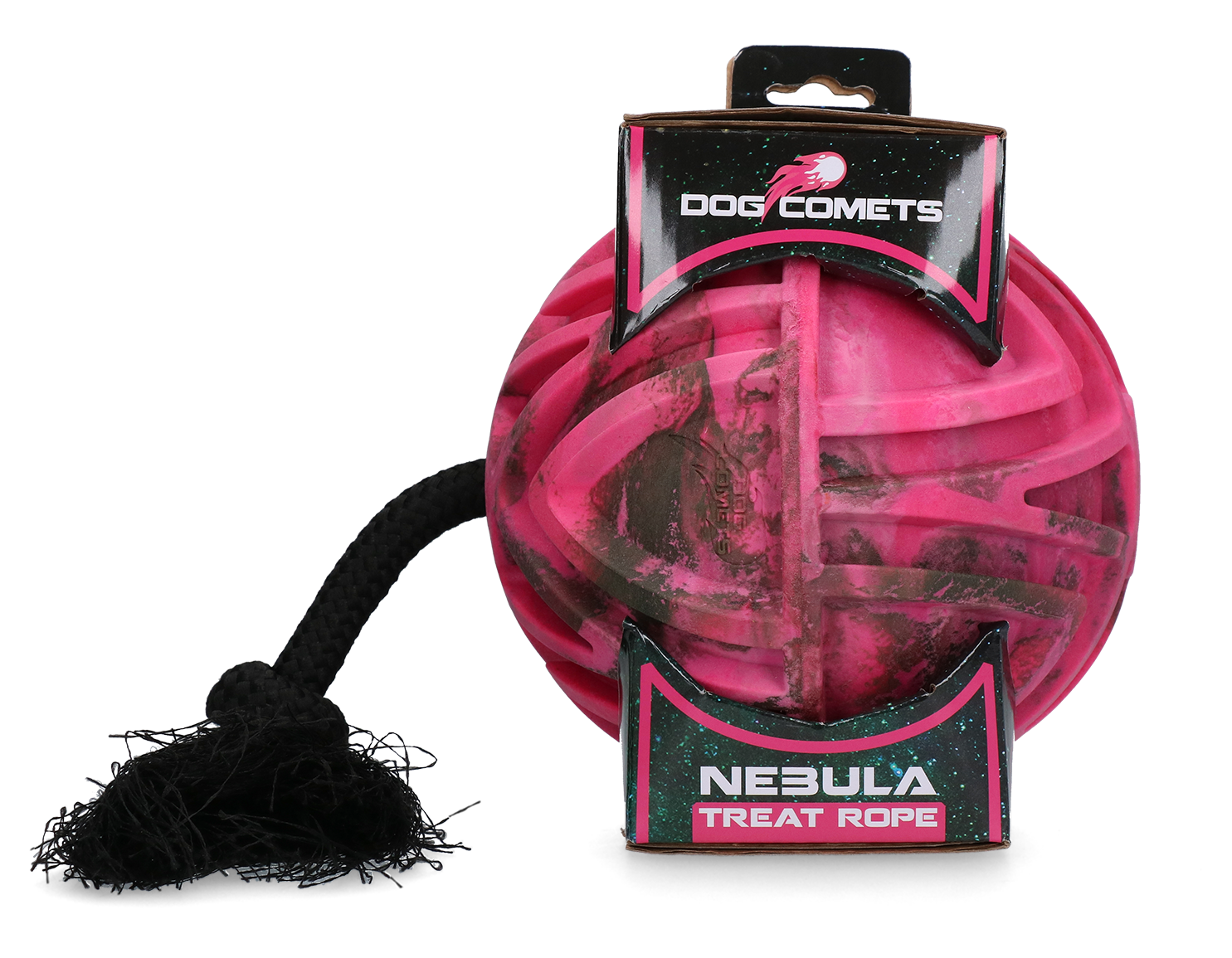 Dog Comets Nebula Treat Rope Roze