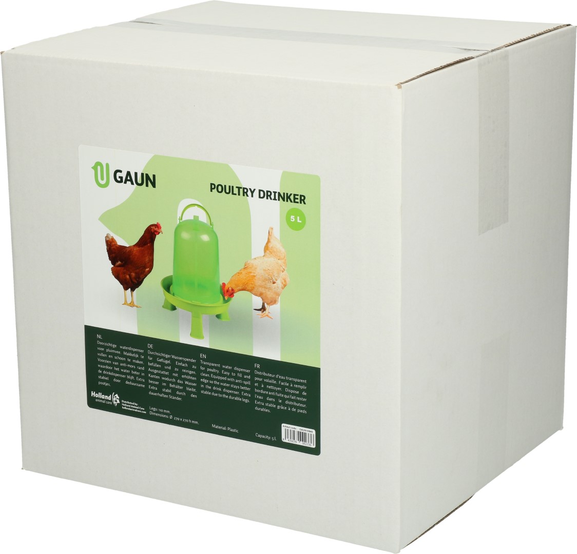 Gaun Pluimvee Drinktoren op Pootjes Limoengroen 5 l — afbeelding 3