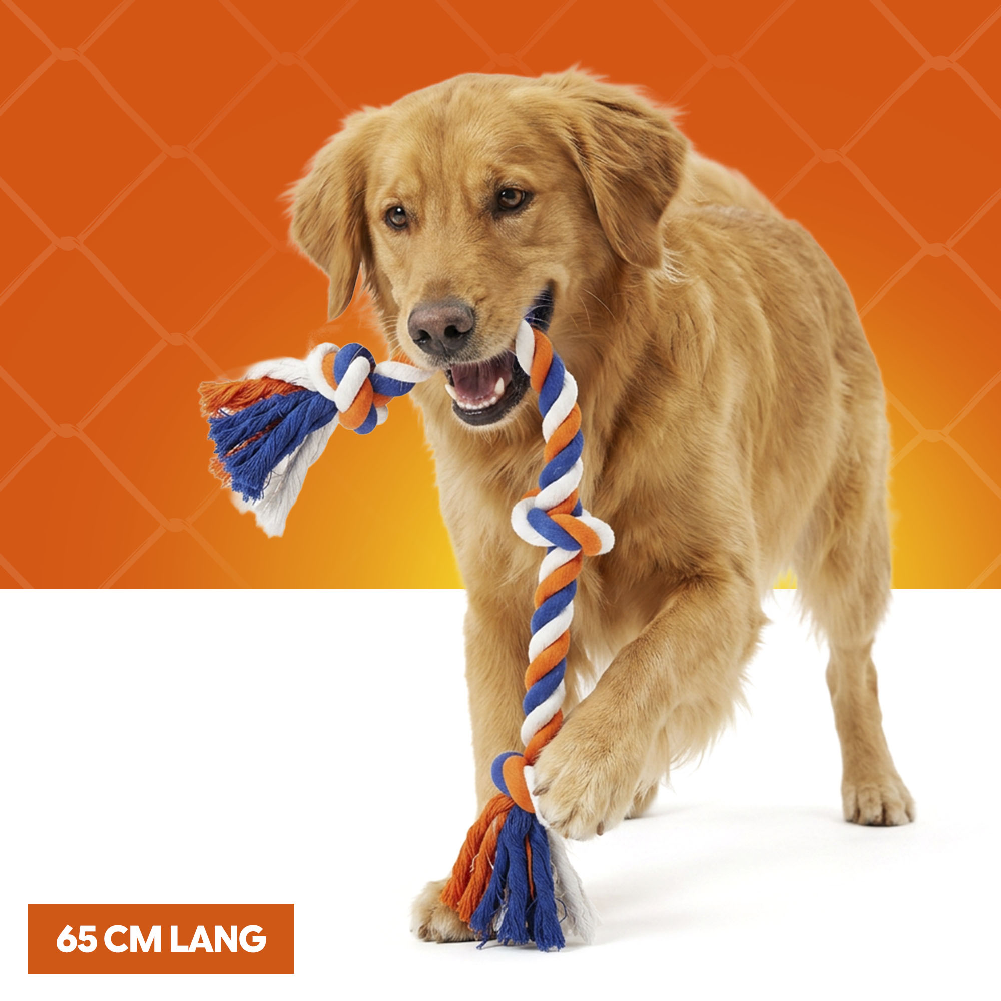 Oranje Flostouw Oranje, Wit en Blauw — afbeelding 4