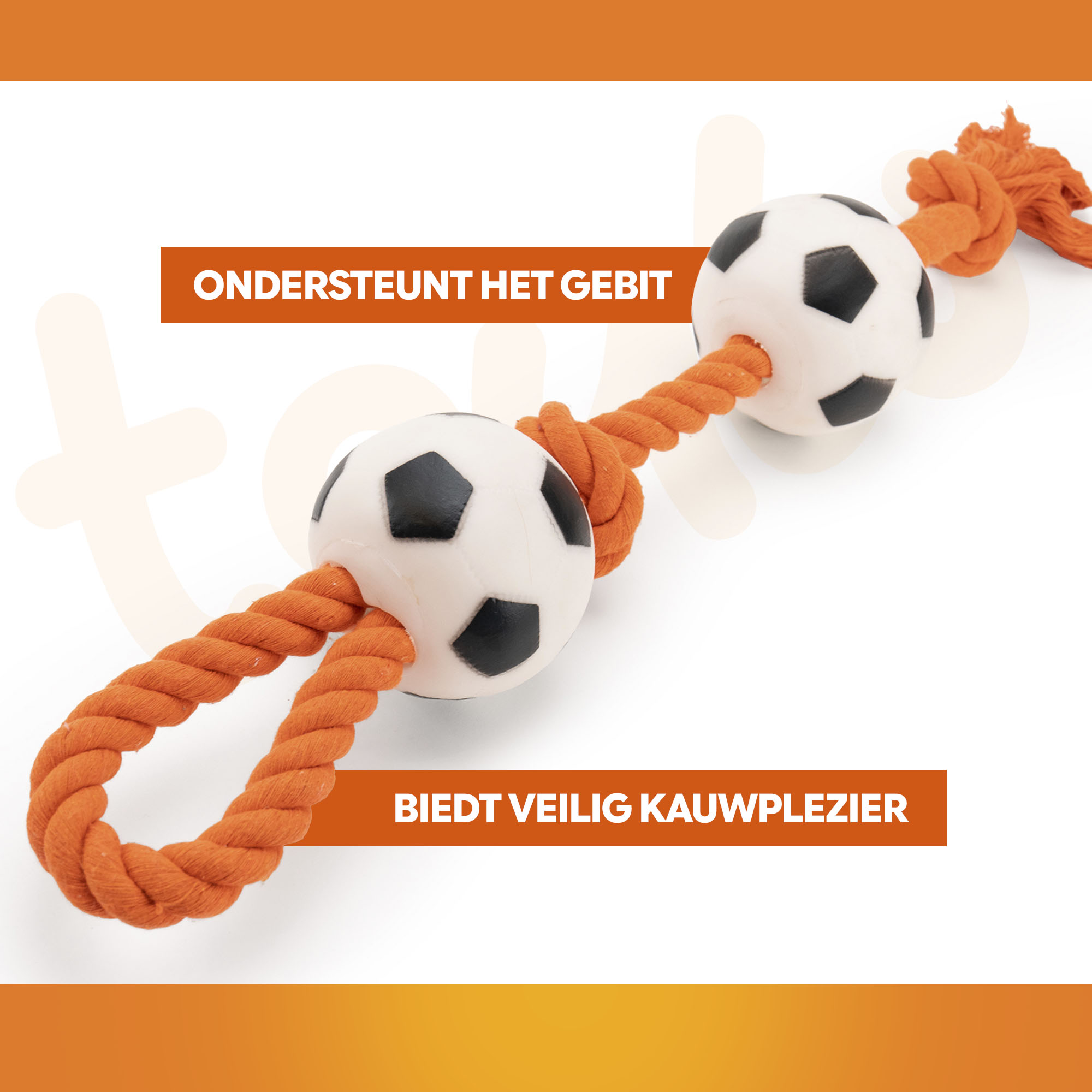 Oranje Flostouw Voetballen — afbeelding 3