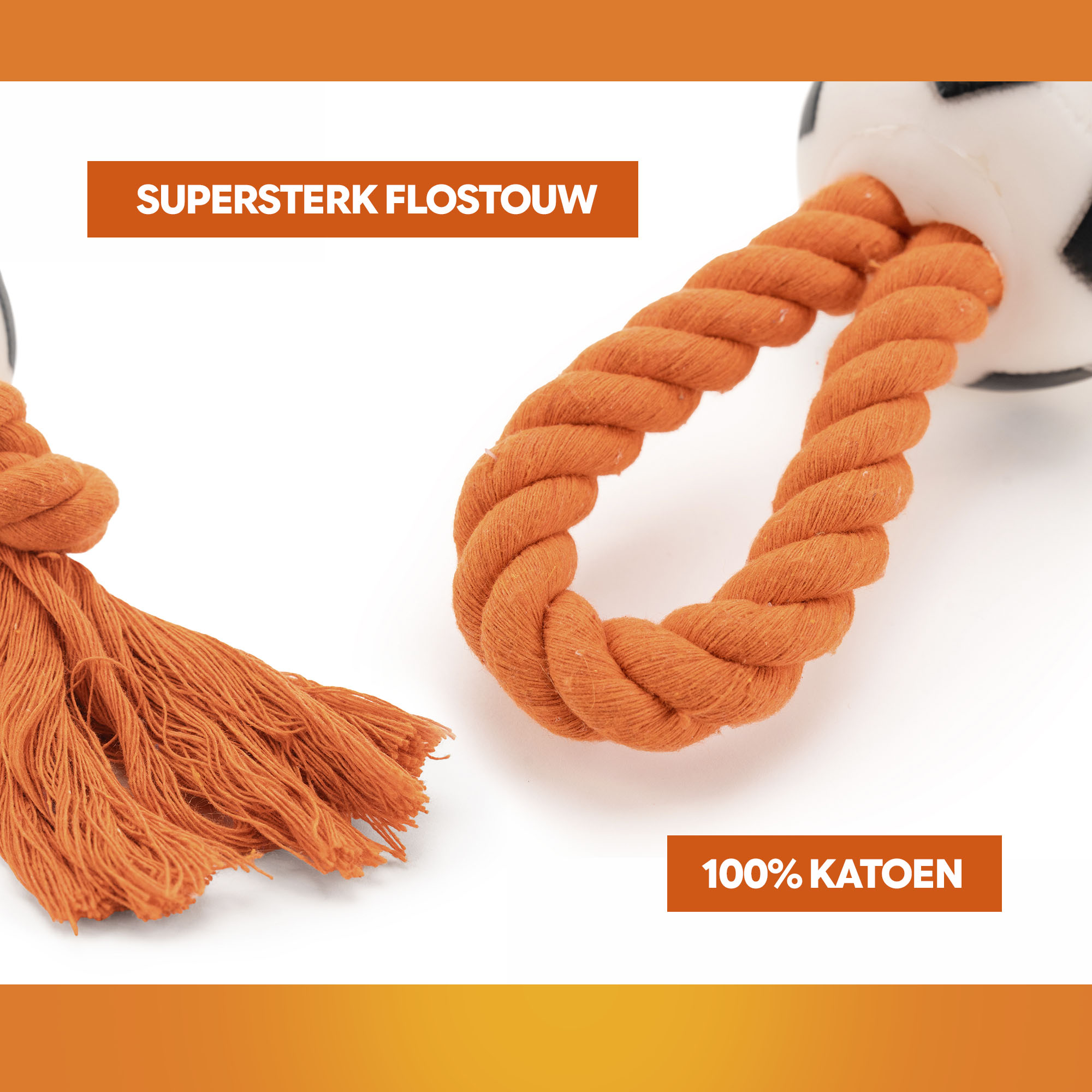 Oranje Flostouw Voetballen — afbeelding 5
