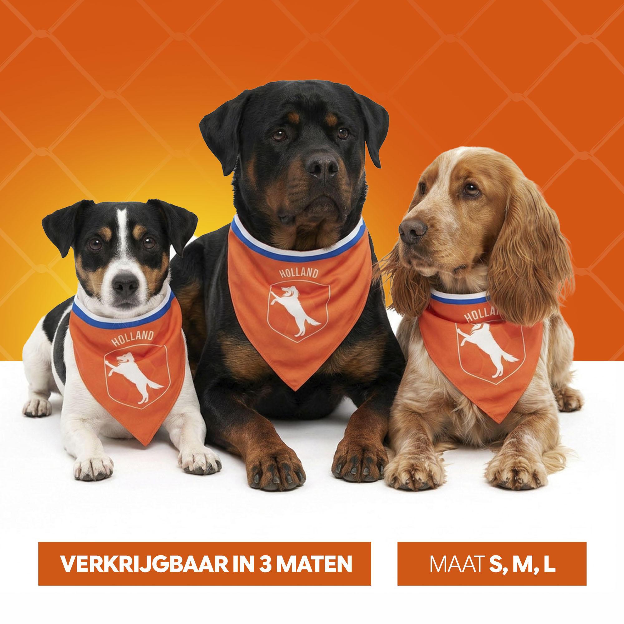 Oranje Bandana Holland S — afbeelding 6