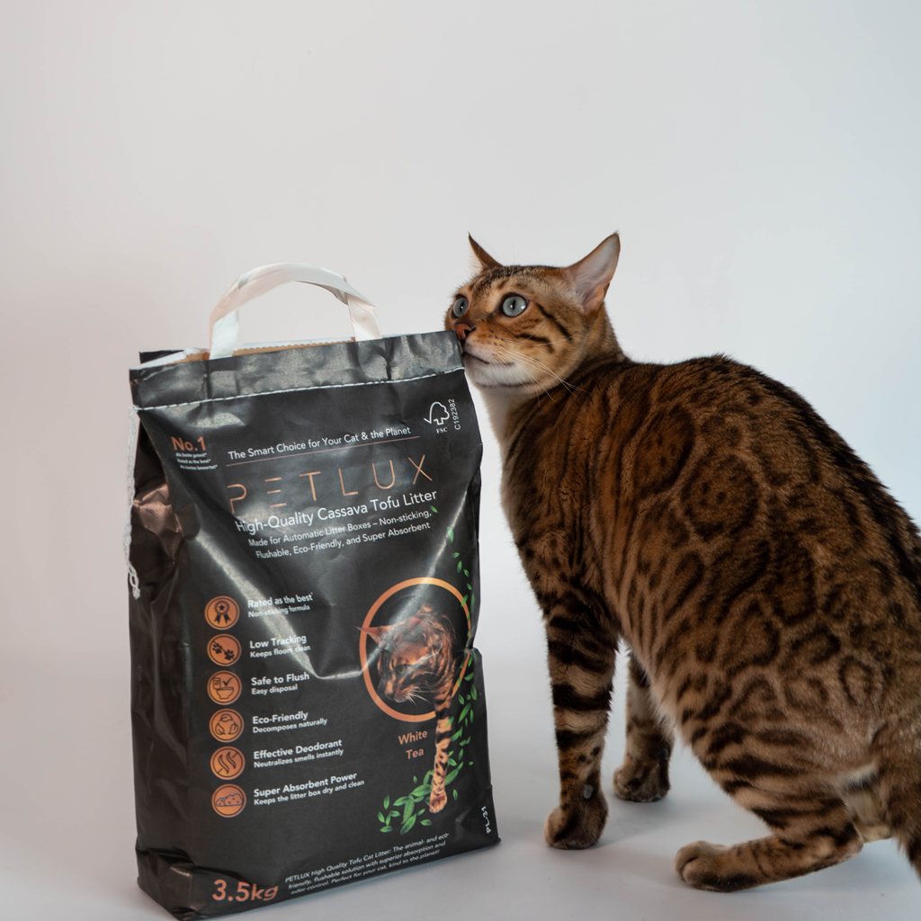 Petlux Cassave Tofu Kattenbakvulling 3,5 kg — afbeelding 2