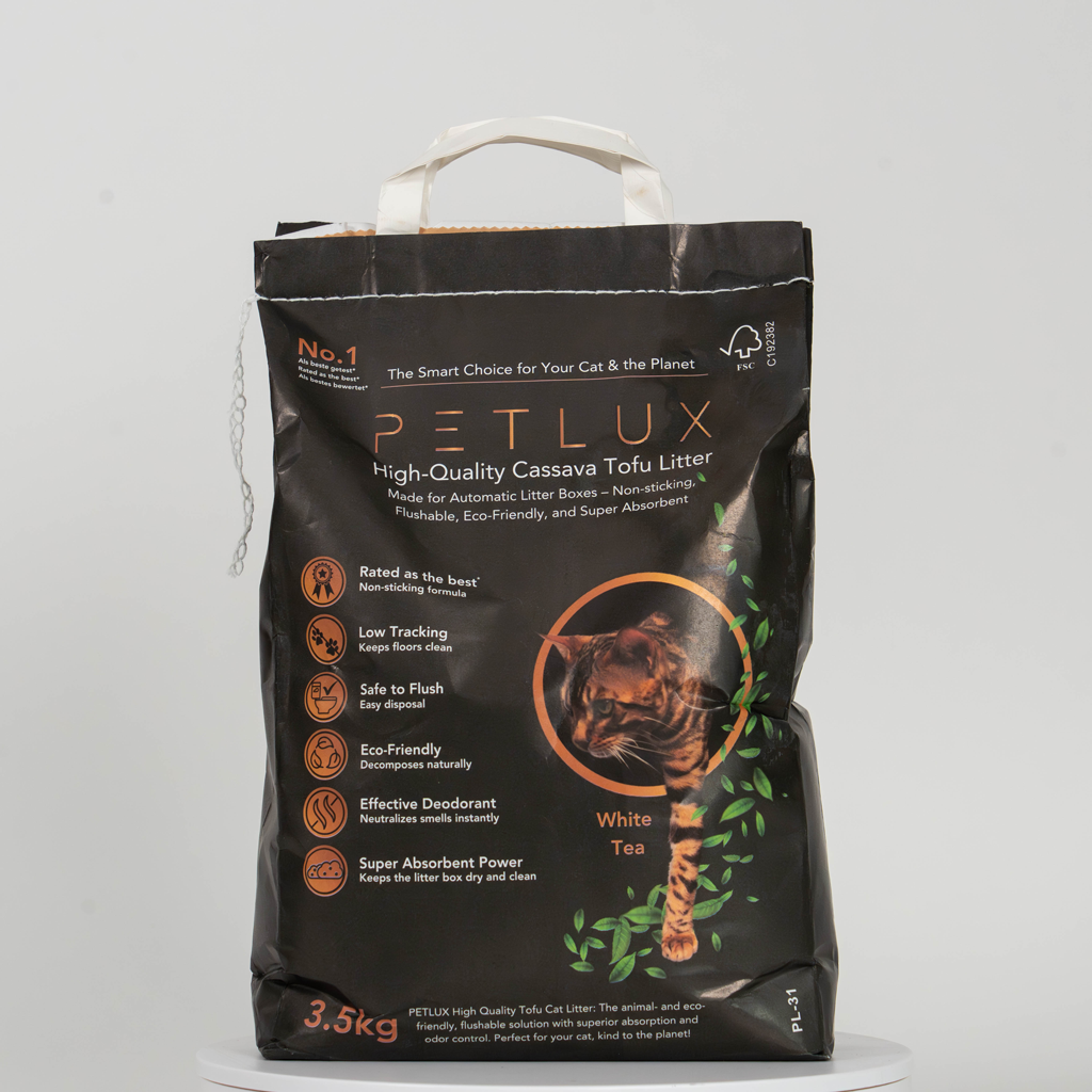 Petlux Cassave Tofu Kattenbakvulling 3,5 kg