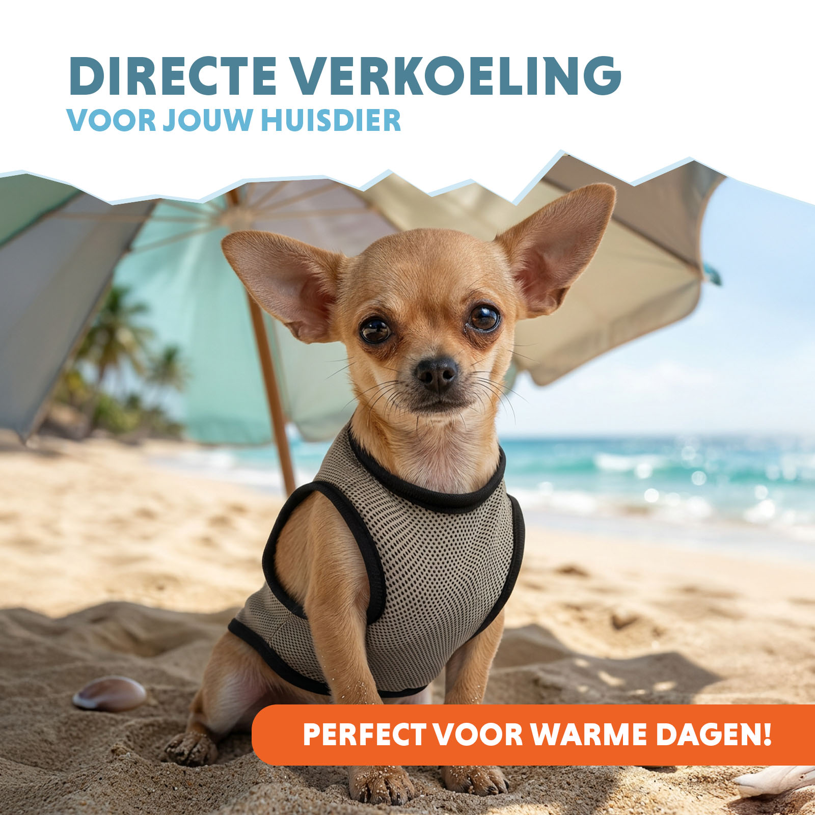 Coolpets Cooling Vest XS (back size 20 cm) — afbeelding 2