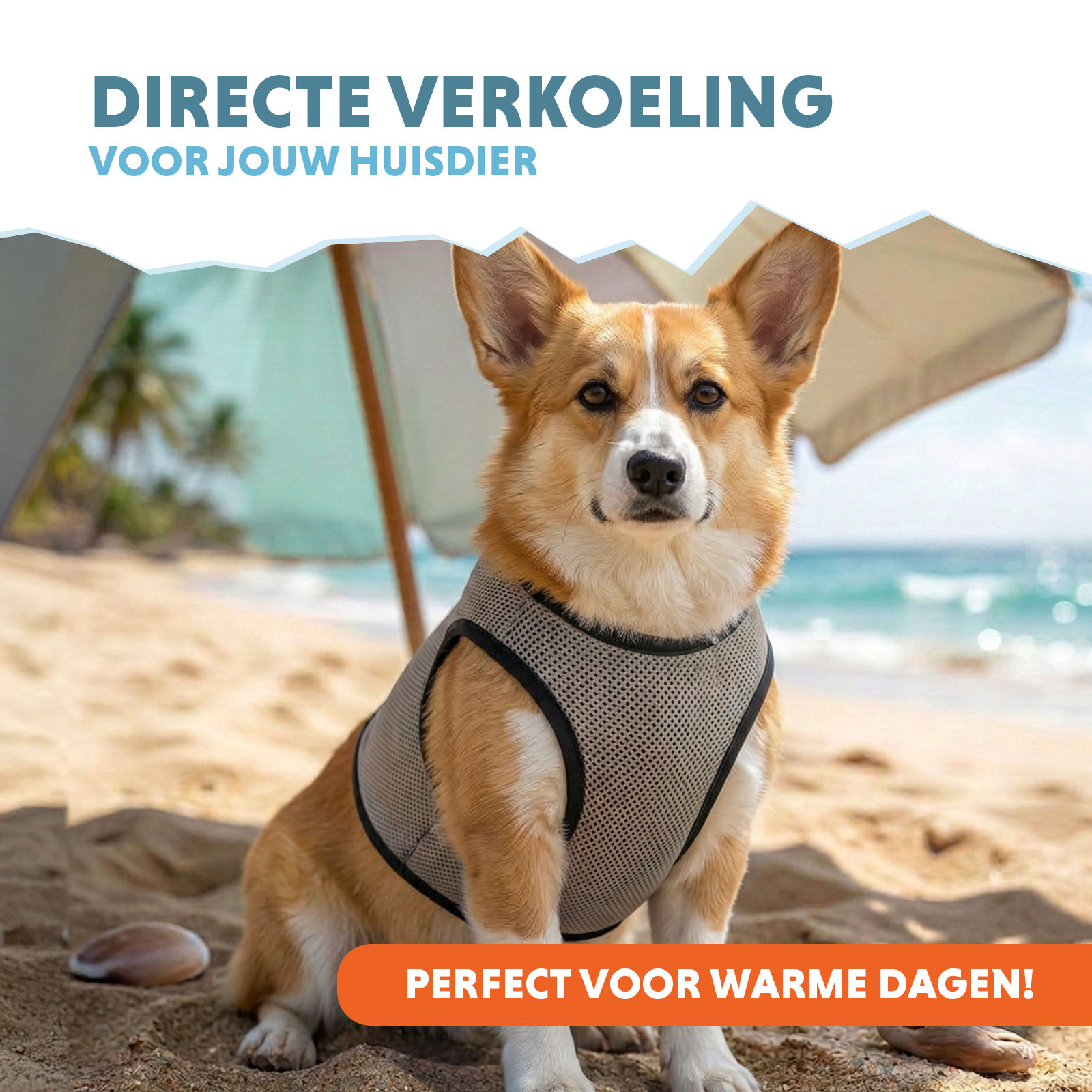 Coolpets Cooling Vest M (back size 30 cm) — afbeelding 2