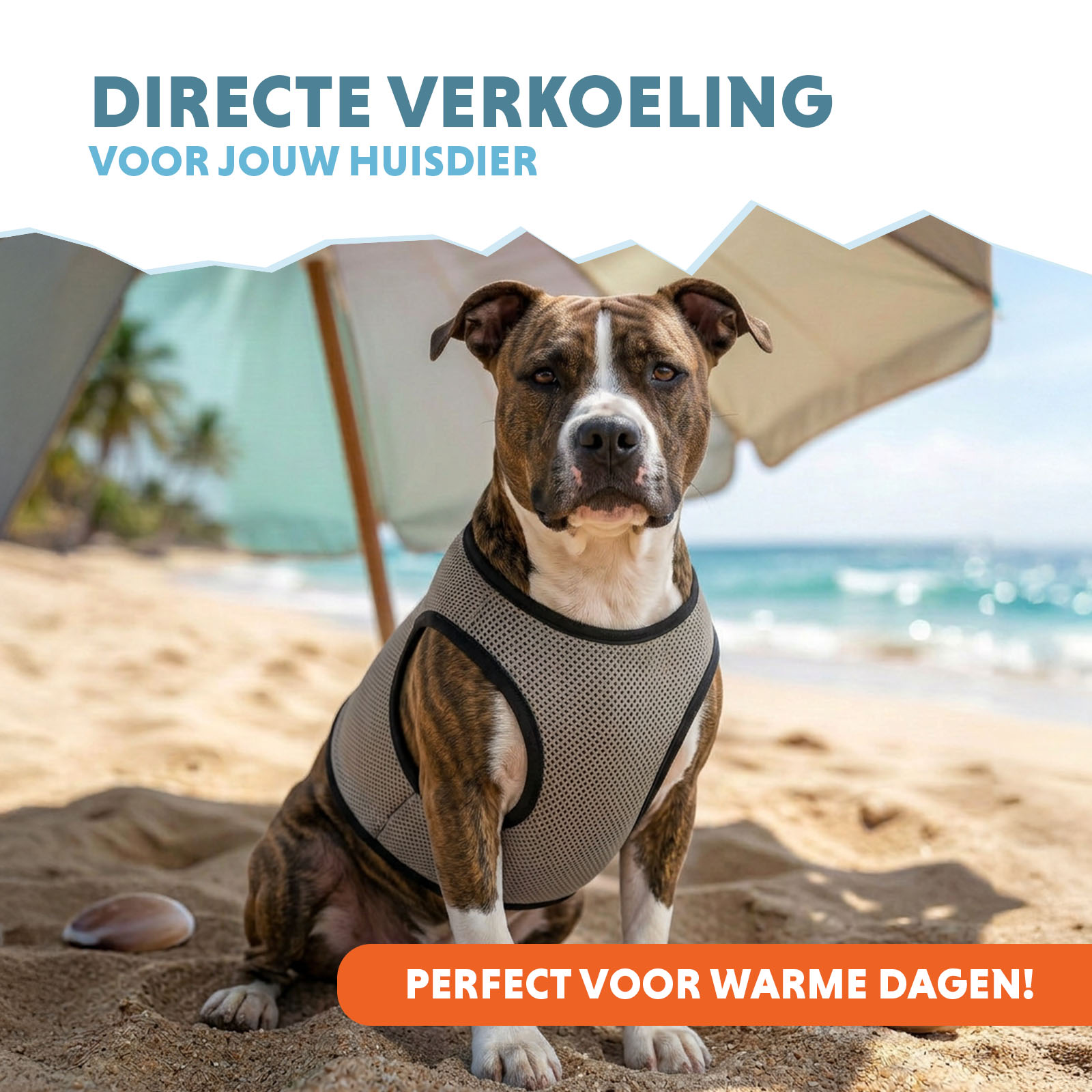 Coolpets Cooling Vest L (back size 35 cm) — afbeelding 2