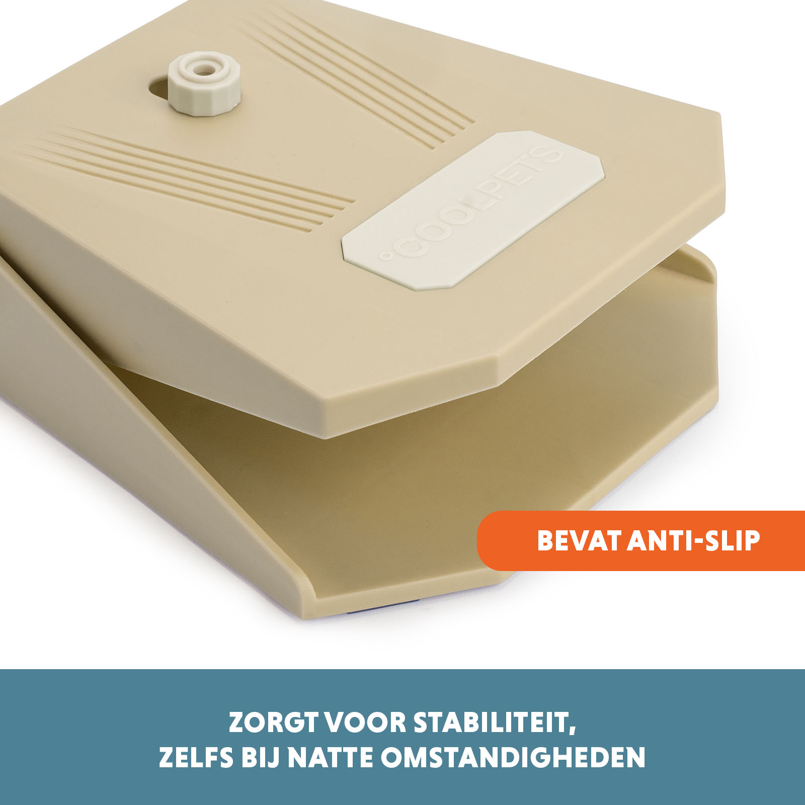 Coolpets Splash Water Fountain Beige — afbeelding 5