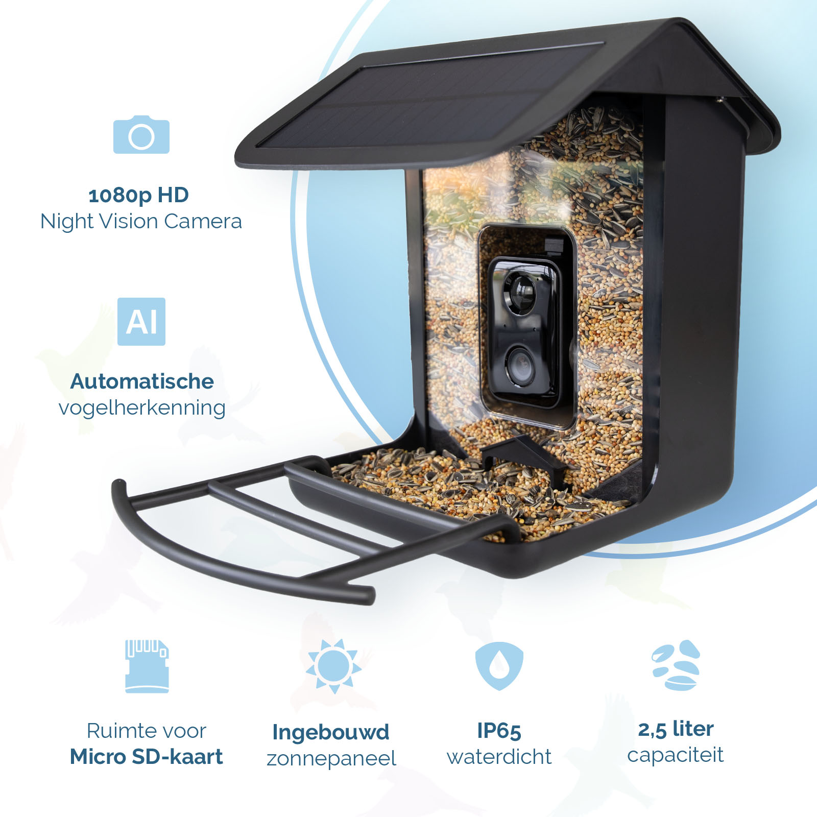 AI Bird Feeder met Camera — afbeelding 2