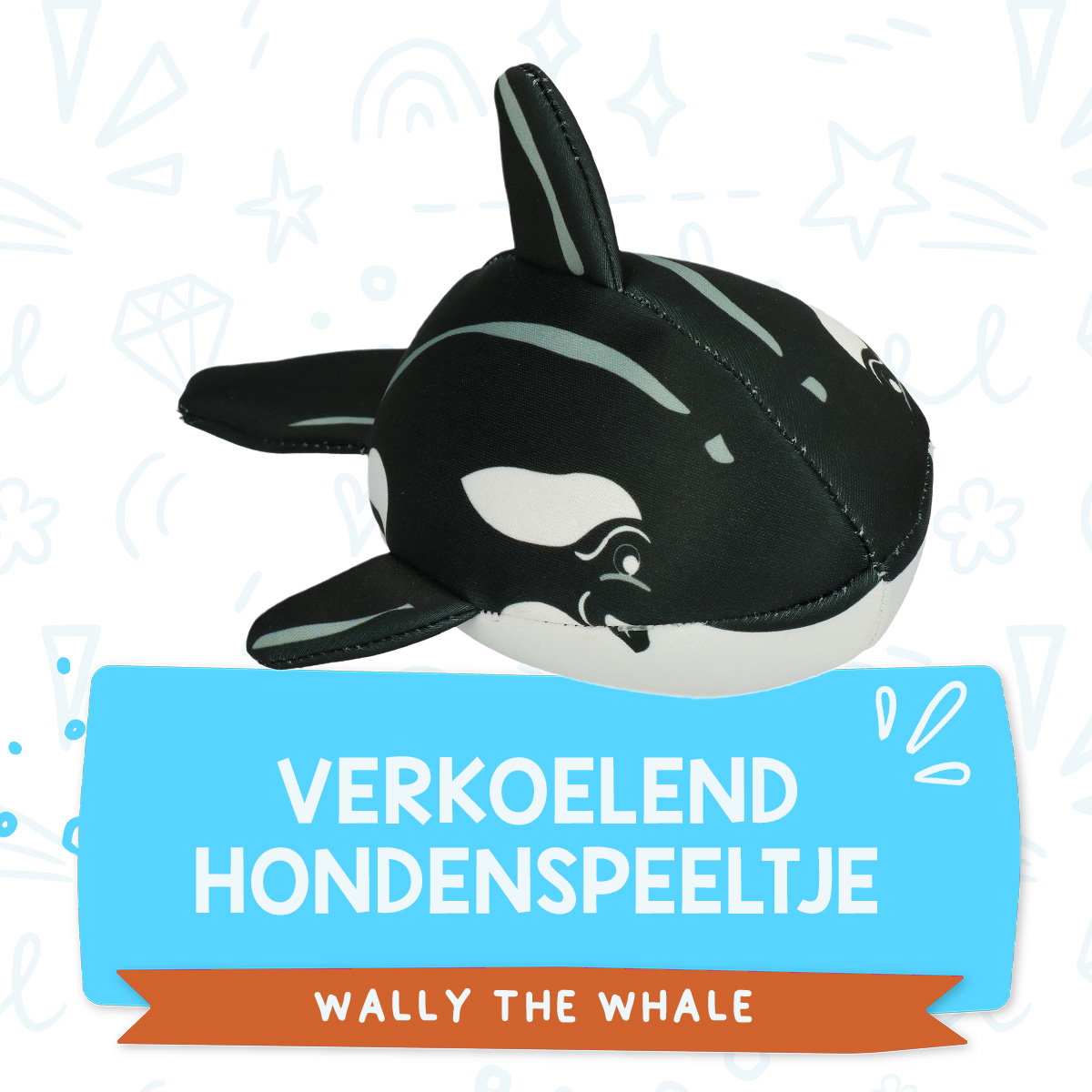 CoolPets Toy Wally the Whale — afbeelding 4