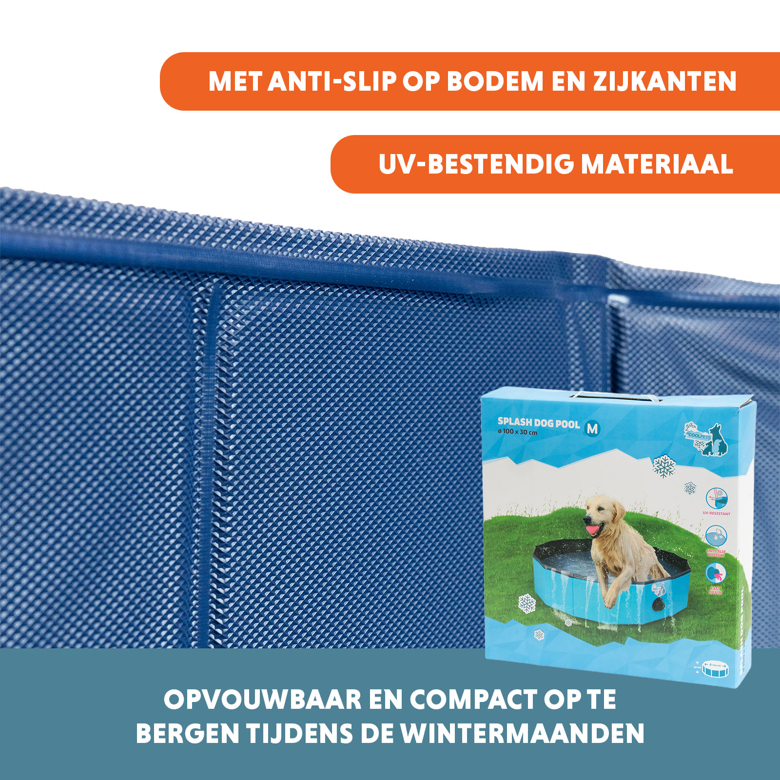 CoolPets Splash Dog Pool ø 100 x 30 cm — afbeelding 5