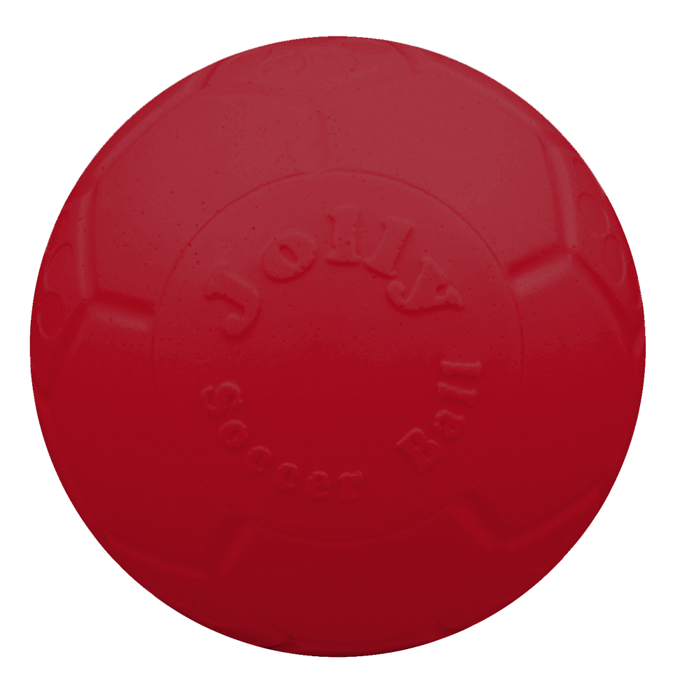 Jolly Soccer Ball Rood L (20 cm) — afbeelding 2