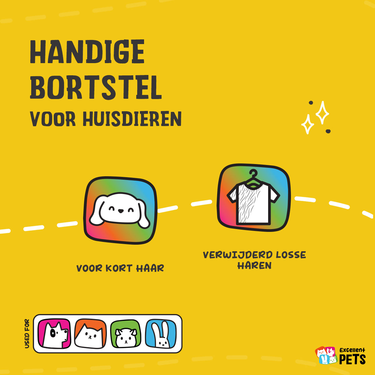 Excellent Pets Soft Silicone Brush Kort haar — afbeelding 6