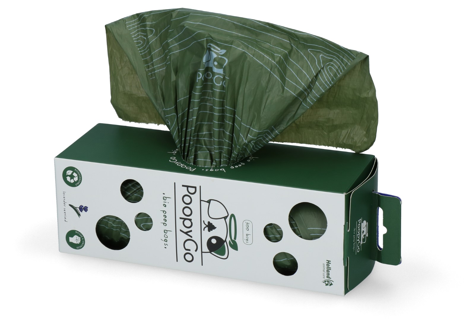 PoopyGo Eco friendly Tissue Box Lavendelgeur (300 st) — afbeelding 6