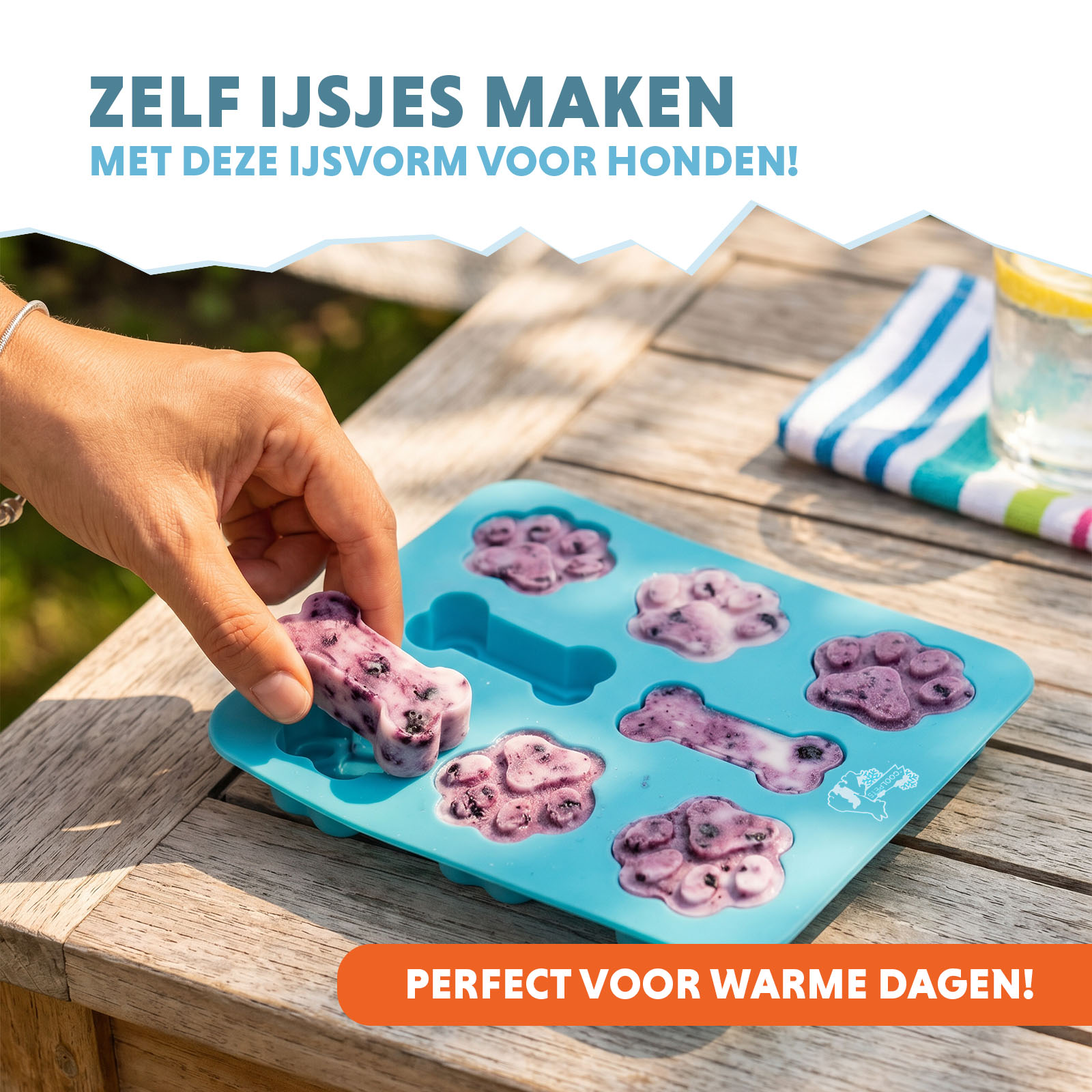 CoolPets Dog Ice Mix Tray — afbeelding 3