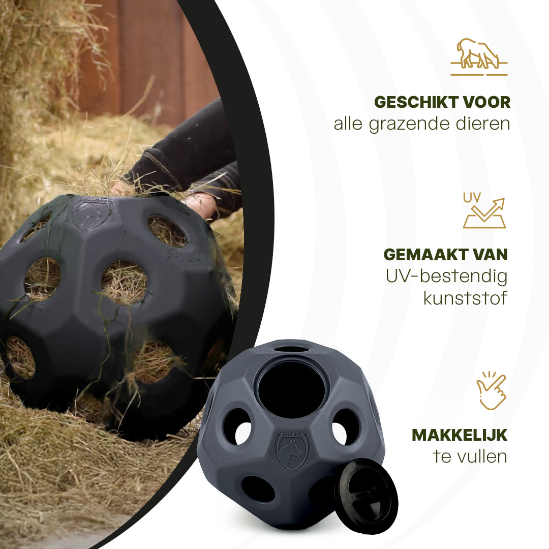 Excellent Horse Feed & Play Ball Zwart — afbeelding 4
